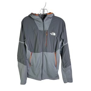 The North Face Progressor Power Grid Jacket Mens Small Gray Polartech Gorpcore‎